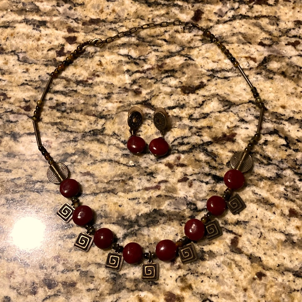 Necklace and Earing Set from Barcelona, Spain (never worn)